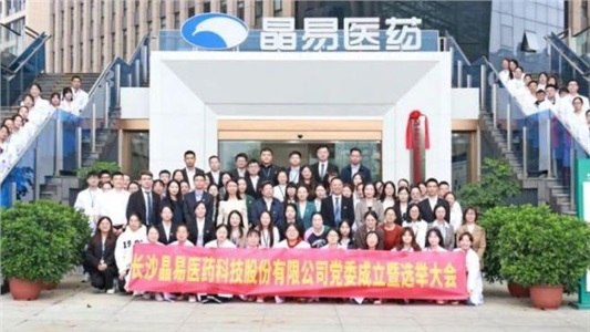 中共長沙晶易醫(yī)藥科技股份有限公司委員會(huì)成立大會(huì)暨第一次黨員會(huì)議勝利召開
